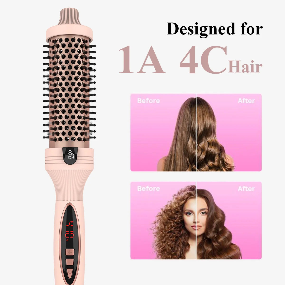 Noura Beauty Negative ION Thermal Brush