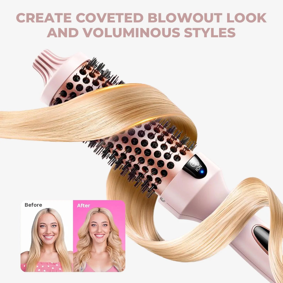 Noura Beauty Negative ION Thermal Brush