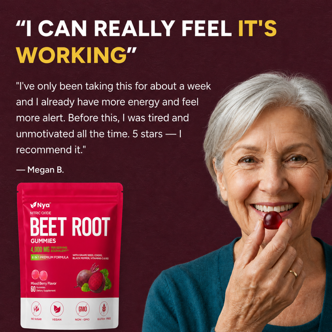 NYA ORGANIC BEETROOT GUMMIES